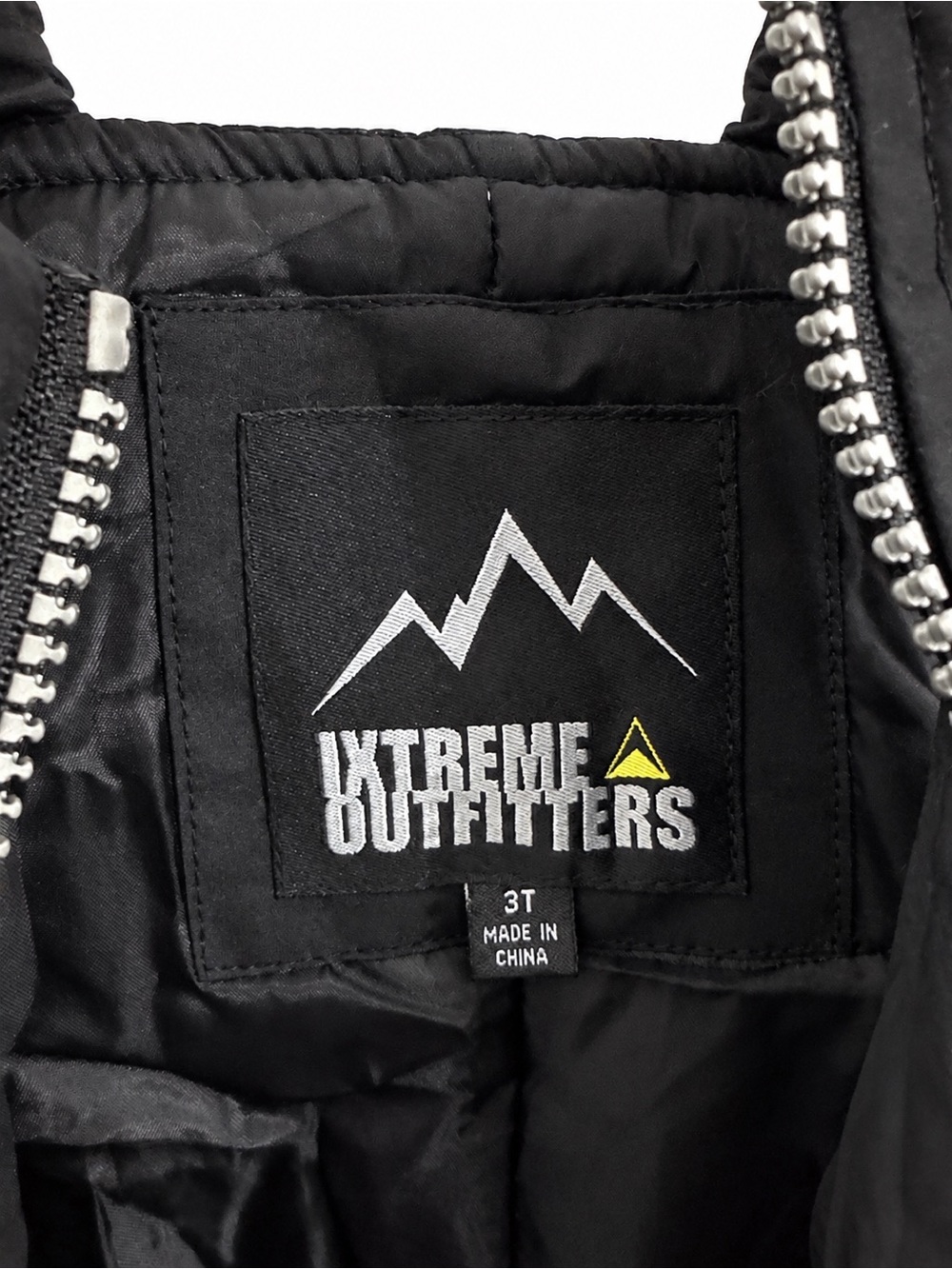 Extreme Outfitters Kids Unisex Black Insulated Snow Ski Bib Overalls Adjust 3T - Picture 3 of 8